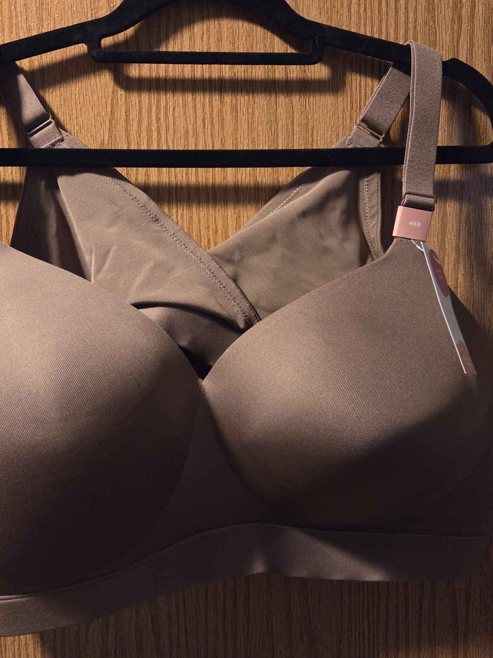 Cacique Smooth Molded Wireless Bra in Taupe